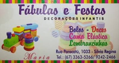 Fabulas e Festas Conveniência e Decorações  Campo Grande MS