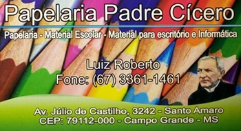 Papelaria Padre Cícero  Campo Grande MS